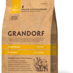 GRANDORF Adult Mini četru dažādu gaļu sausā barība