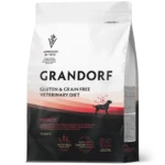 GRANDORF Hepatic (aknu atbalstam) sausā barība ar tītaru 1 kg