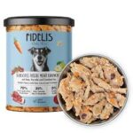 Fidelis - vārīta trušu gaļa ar rīsiem, burkāniem un dzērvenēm  400g