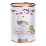 Terra Canis-Hipoalerģiska Strausa gaļa ar pastinakiem 400g